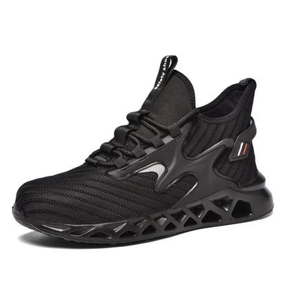 Breathable Men Work Safety Boots Steel Toe Safety Boots Anti-smash Anti-puncture Work Sneakers Indestructible Protective Boots