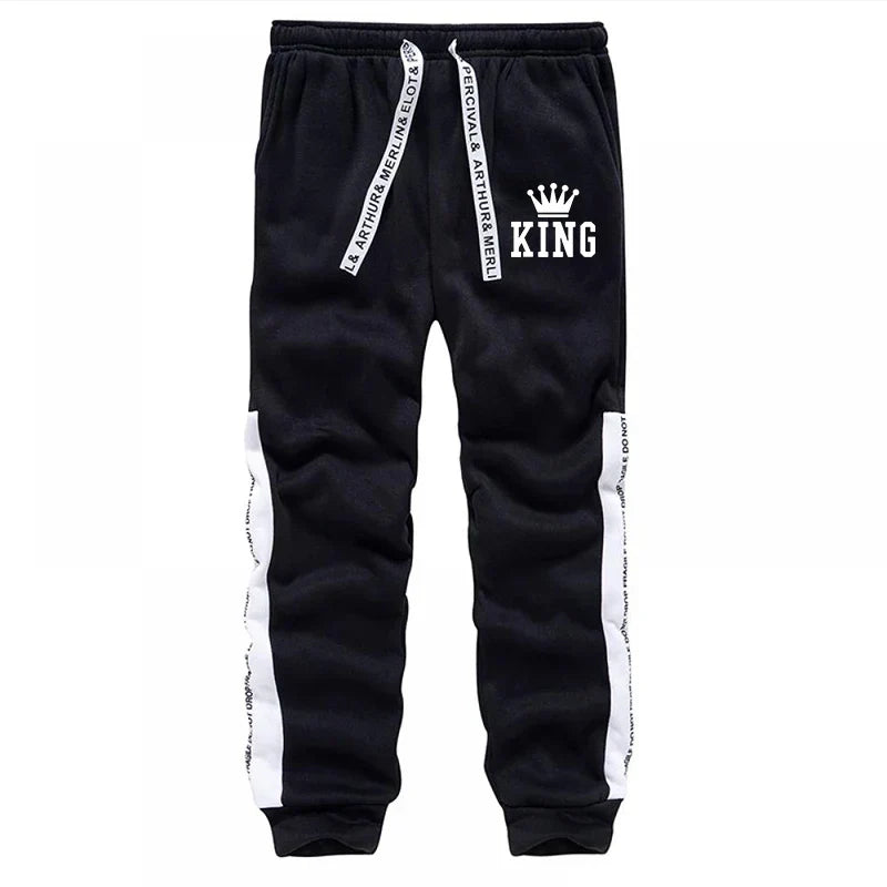 King Printing Mens Tracksuit Hot Sales Casual Hoodie Pants Streetwear Outdoors Mens Clothing Single Piece Sweatshirts Sweatpants