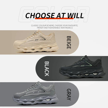 Men's safety shoes are super lightweight, breathable, comfortable, anti smashing, plastic toe protection and work shoes
