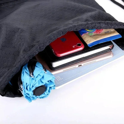 Sport 5 Color Drawstring Pocket Simple Backpack Men's and Women's Fitness Backpack Lightweight Basketball Bag Oxford Zipper Bags