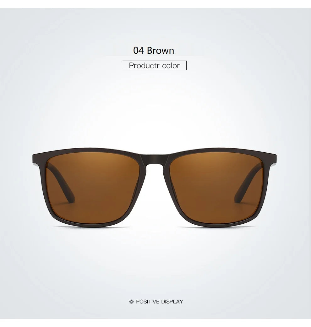 Luxury Square Vintage Polarized Sunglasses For Men Women Fashion Travel Driving  Sun Glasses Male TR90 Eyewear UV400