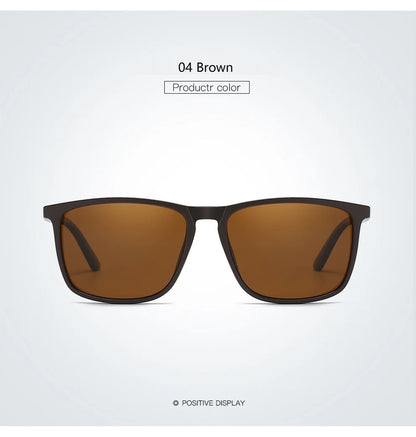 Luxury Square Vintage Polarized Sunglasses For Men Women Fashion Travel Driving  Sun Glasses Male TR90 Eyewear UV400