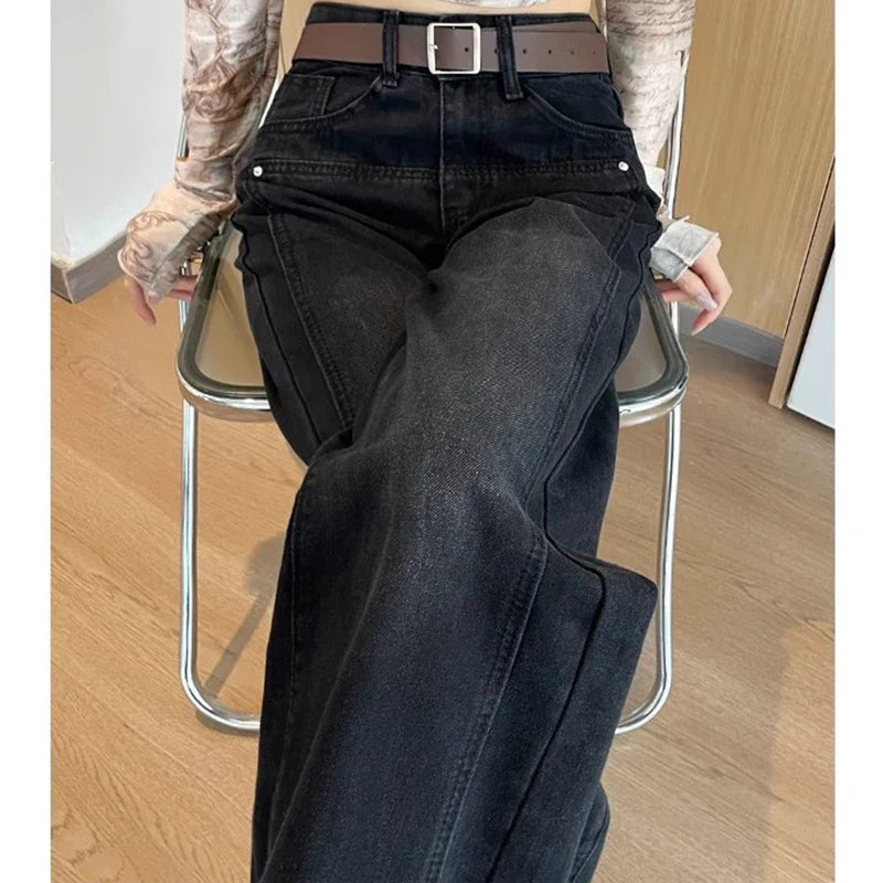 High Waist Loose Wide Leg Jeans