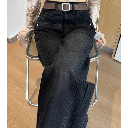 High Waist Loose Wide Leg Jeans