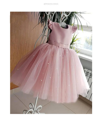 2026 Girls Princess Tutu Dress Flower Girl Gown Piano Performance Host Outfit Party Dress prom dresses girls dresses
