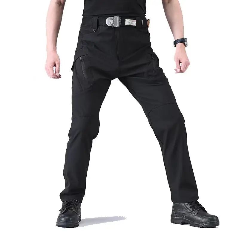 Cargo Pants Men's Outdoor Waterproof Combat Military Trousers Work Joggers Hiking Camping Climbing Elastic 5XL