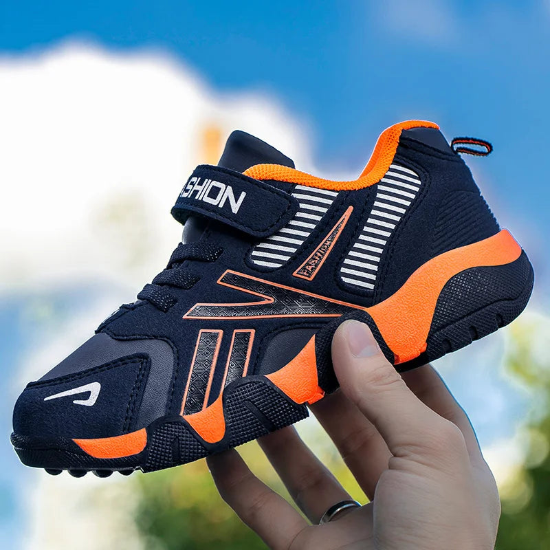 Children Boys Shoes School Sports Fashion Leather for Kids Tennis Casual Sneakers Children's Boy Running Walking Outdoor Shoe