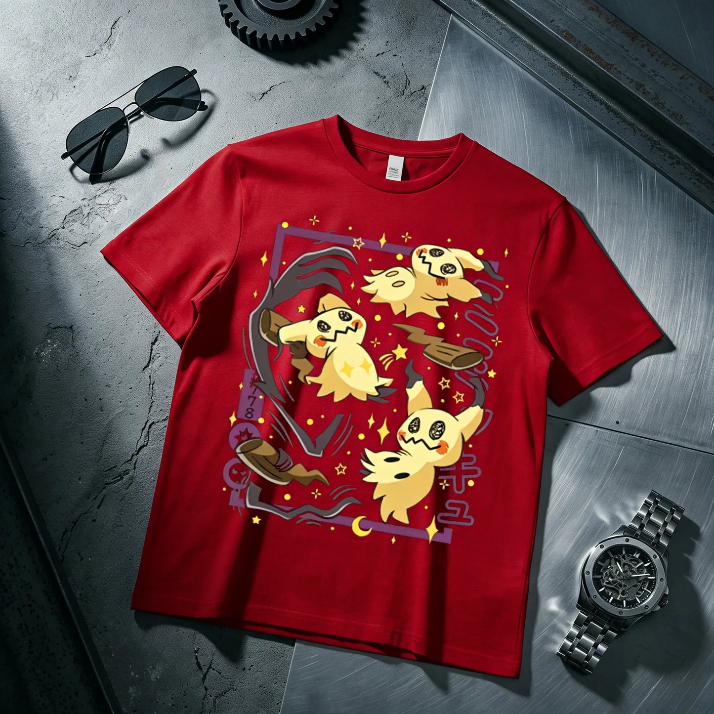 Graphic T-shirt Man Women 2026 Summer Y2k Oversized Casual Short Sleeve Tee Top Parent-child Clothing Streetwear