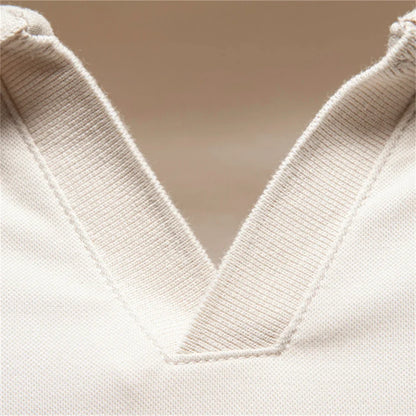 Men's Breathable Silky Polo Shirt Solid Color Soft Skin-Friendly Casual Cool Old Money Style Male Polo Shirts