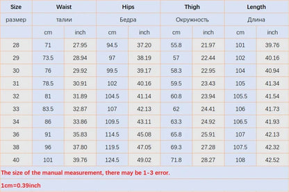 Denim Jeans For Men Blue Straight Stretch Cotton Pants Business Casual Lightweight Trousers Spring Summer