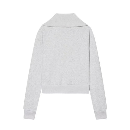 Women's Suits Flare Pants Sets 2 Piece Set Fleece Elastic Waist Trouser Suit Cropped Sweatshirts Jacket Two-Piece Set