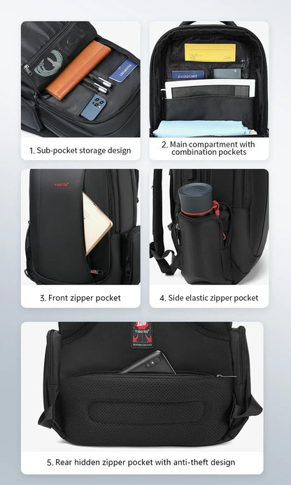 Waterproof Nylon Backpack Female Men's Backpack For 15.6 Laptop Notebook Bag Mochilas School Backpacks Bag Male Knapsack