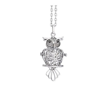 Music Chime Mexico Angel Ball Caller Locket Necklace Antique Vintage Pregnancy Essential Oil Diffuser Aromatherapy Necklace