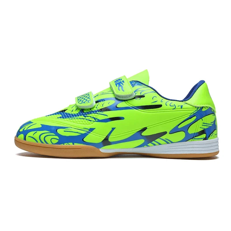 New Hot Kids Soccer Shoes School Football Boots Boys Girls Cleats Grass Sneakers Child Outdoor Athletic Training Sports Footwear