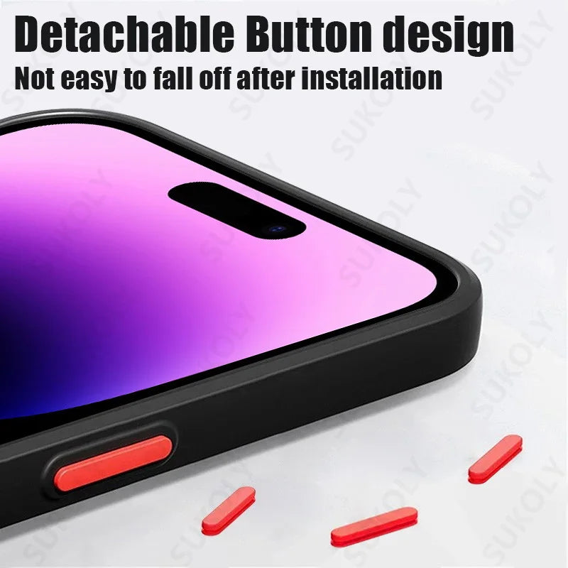 Flowers Pattern For iPhone 16 15 14 Pro Max 13 12 11 Pro Max Case For Magsafe Wireless Charging Matte Acrylic Hard Phone Cover