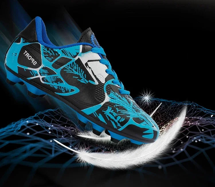 Children Soccer Shoes Sports Society Field Boy Football Shoes Futsal Fast Indoor Sneaker Original Ankle Cleats Football Boots
