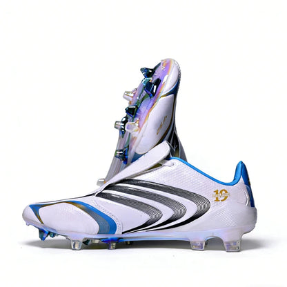 Professional Mens Soccer Shoes Training Non-Slip Turf Soccer Cleats Boys TF/FG Football Sneakers Man Chuteira Campo 39-45