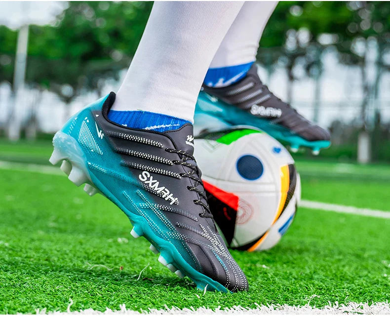 Double Star 2026 New Football Shoes, AG Long Stud for Kids, Primary Students, Teenagers and Adults, Professional Match & Trainin