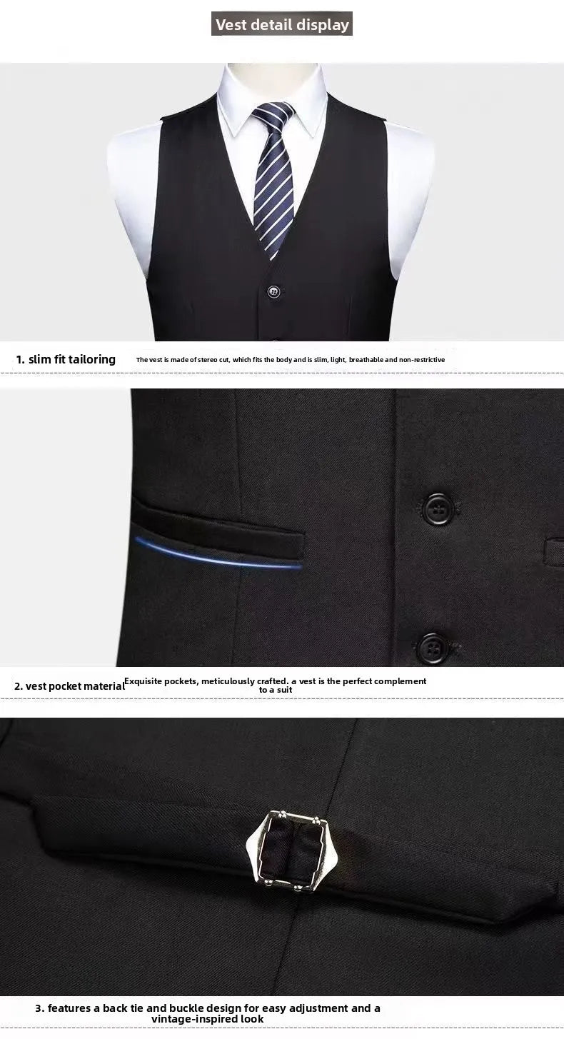 Suits Men's Fashionable Formal Tailored Solid-color Dance Singer Trend Host Casual Wedding Banquet Dress Star Performance Suit