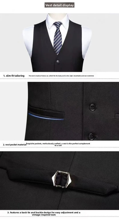 Suits Men's Fashionable Formal Tailored Solid-color Dance Singer Trend Host Casual Wedding Banquet Dress Star Performance Suit