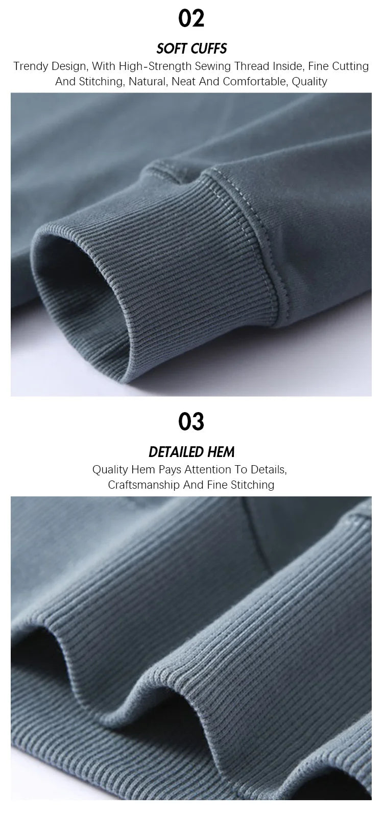 380g Tight Match Heavy Inverted Triangle Loose Versatile Solid Cotton Vintage Autum Winter Long Sleeve Round Neck Sweater