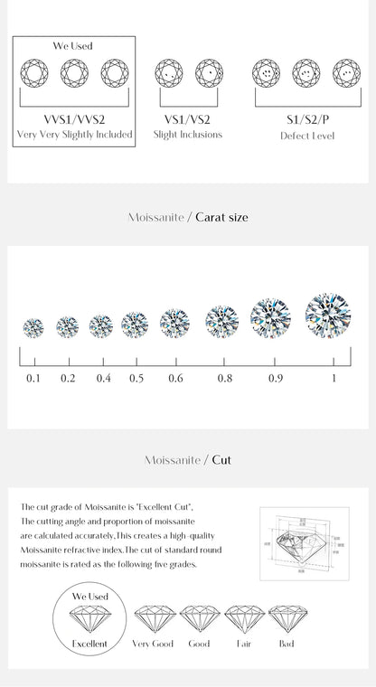D Color VVS1 Moissanite Tennis Bracelet 925 Sterling Silver Single Classic Bracelets With Box for Women Man Fine Jewelry