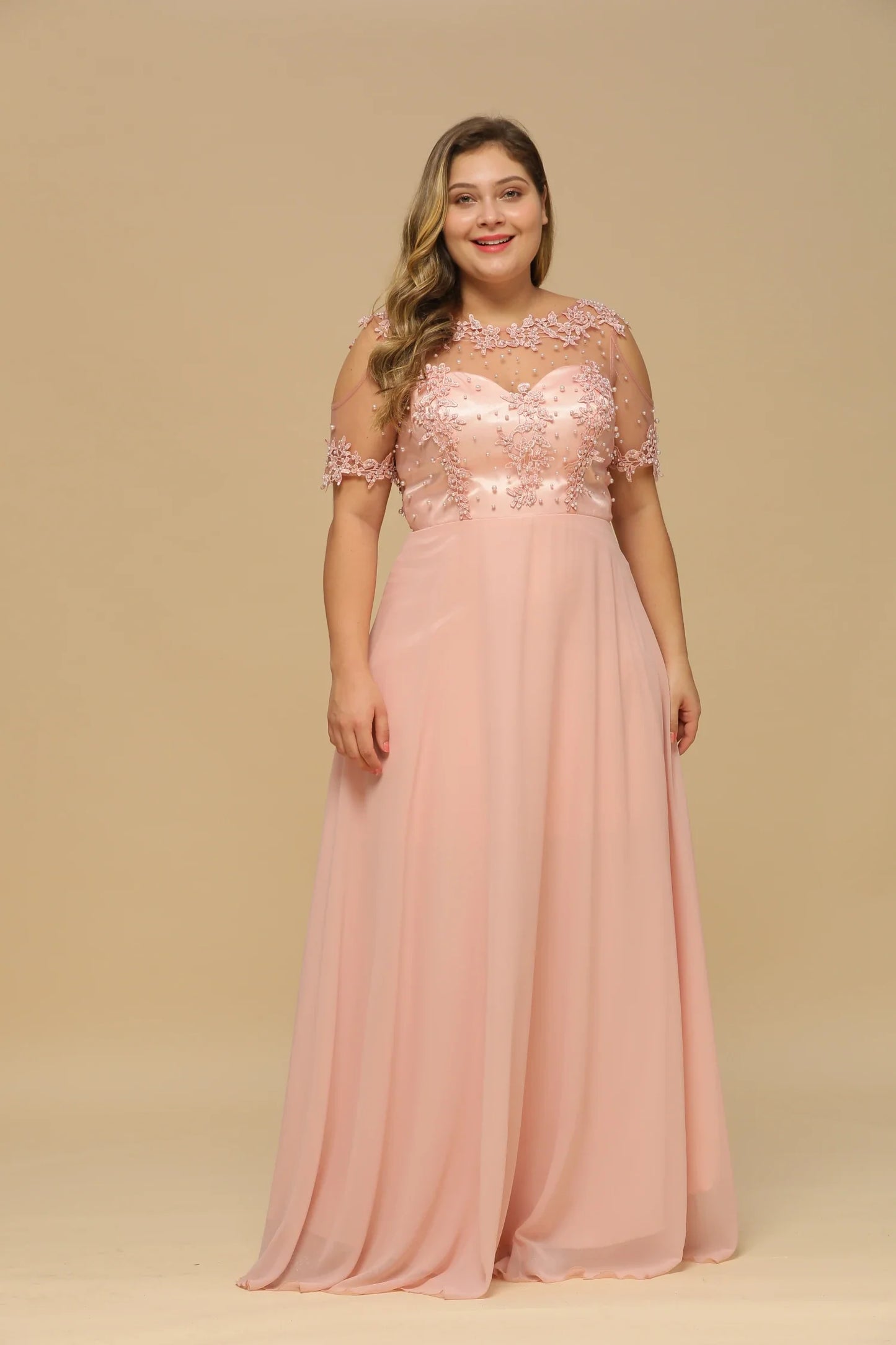 New Burgundy Evening Dresses Illusion Lace Appliques O-Neck Short Sleeve Prom Dress Sheer Back A-Line Long Formal Party Gowns