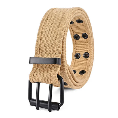 Men Belts Canvas Nylon Webbing Belt Fashion Casual Designer Unisex Belts High Quality Sports Military Strap Cargo Pants Belt