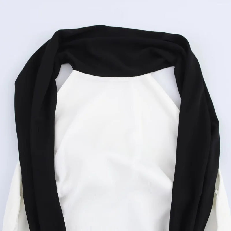 White Backless Short Dress Woman Halter Elegant Party Dresses for Women off Shoulder Mini Dress Women New in Dresses Woman