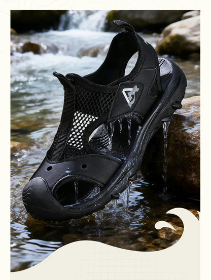 Kids Beach Water Sandals for Boys New Summer Girls Casual Shoes Closed Toe Anti-Collision Children Walking Sandials