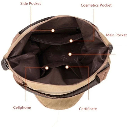 Womens Shoulder Bag Large Handbag Women Canvas Bag Travel Bags Crossbody Bag Overnight Bag