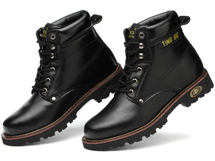 Four Season Labor Protection Shoes Anti Smashing Anti Piercing Steel ToeCap Anti Slip SafetyShoesWear-resistant Protective Shoes