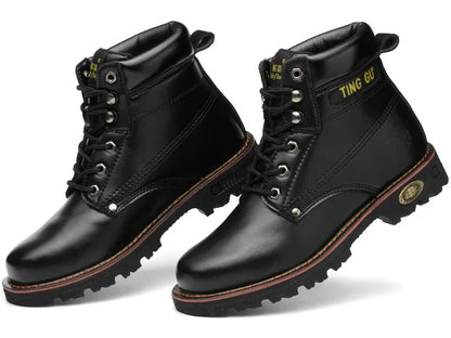 Four Season Labor Protection Shoes Anti Smashing Anti Piercing Steel ToeCap Anti Slip SafetyShoesWear-resistant Protective Shoes