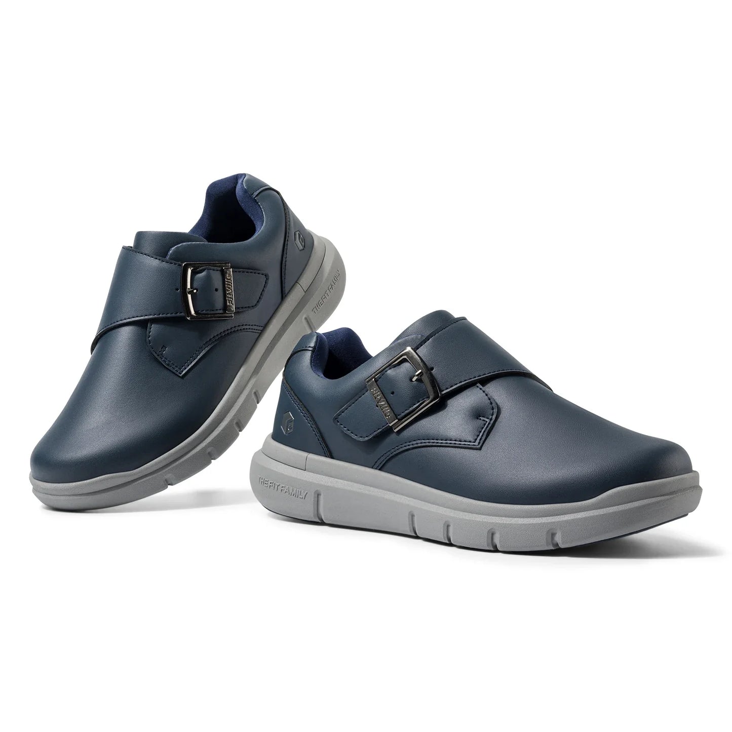 Sapatos masculinos de couro, sapatos largos para pés inchados, sapatos masculinos diabéticos para caminhada, para negócios e caminhadas ao ar livre