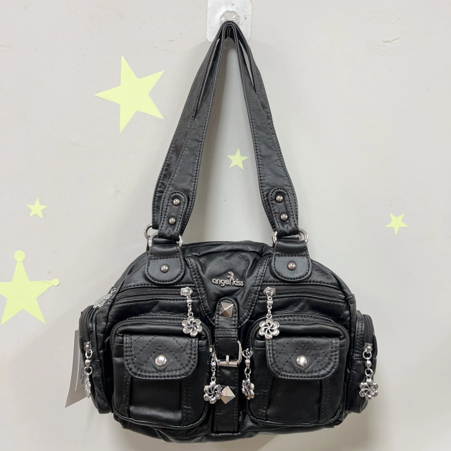 Vintage Women Handbags Satchel Top-handle Handbag PU Shoulder Bag Dumpling Pack Give Gifts Shoulder Bags Phone Money Pack