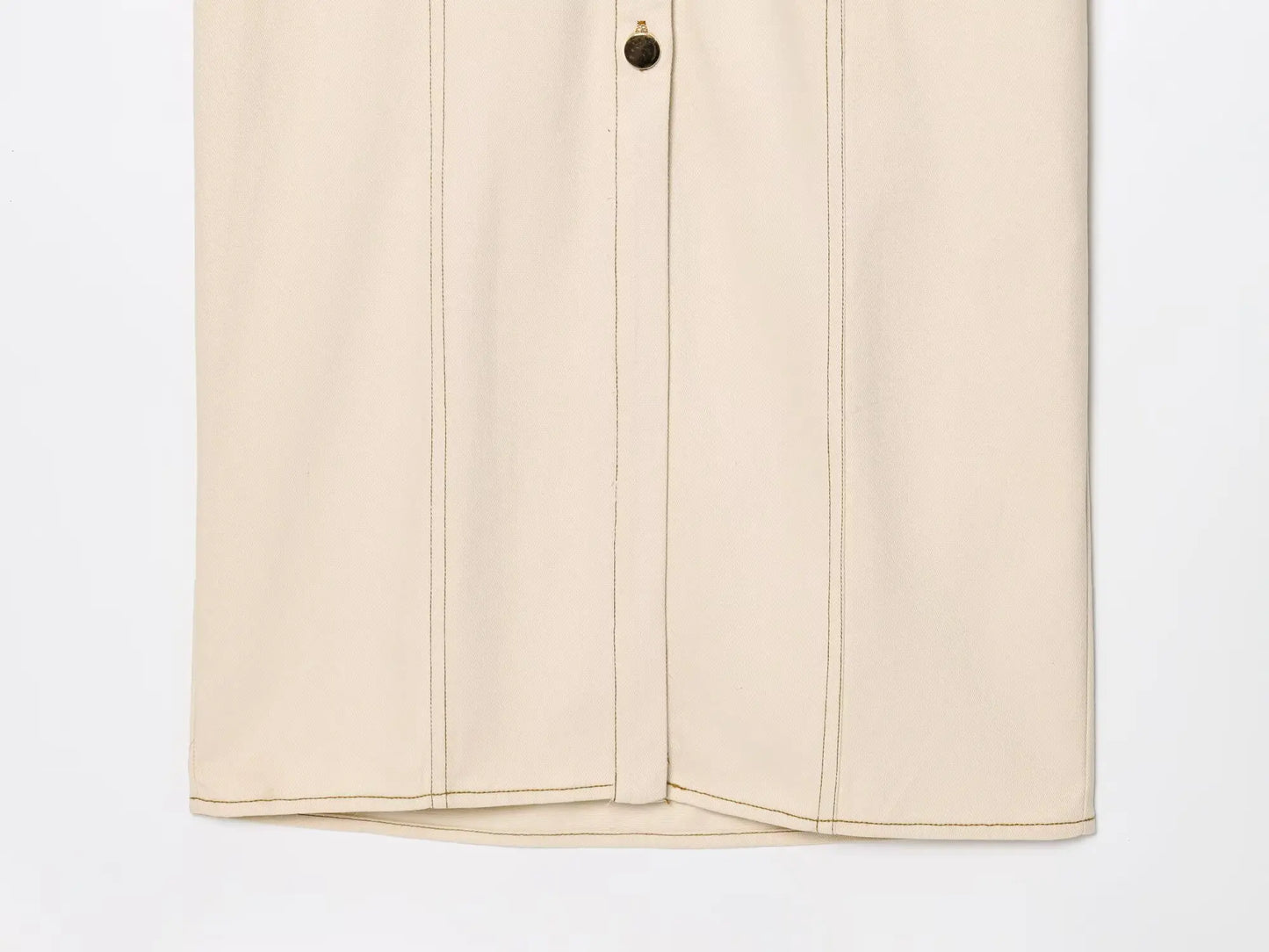 summer new  women's elegant fashion waist pleated V-neck short-sleeved temperament denim MIDI dress