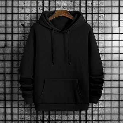 2025 New in Men's Sportswear Solid Color Hoodie + Sweatpants Urban Casual Fashion Tracksuit Fall/winter Comfort Warm Soft Outfit