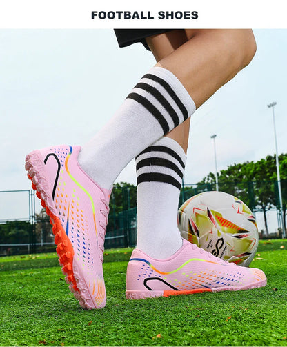 New Men Soccer Shoes Hot Sale Women Professional Football Boots Unisex High-quality Futsal Ultralight Cleats TF/FG Sneakers