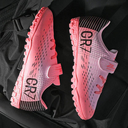 New Men Kids Football Boots Grass Boys Professional Non-Slip Ultralight Cleats Match Soccer Shoes Training Shoes Drop Shipping