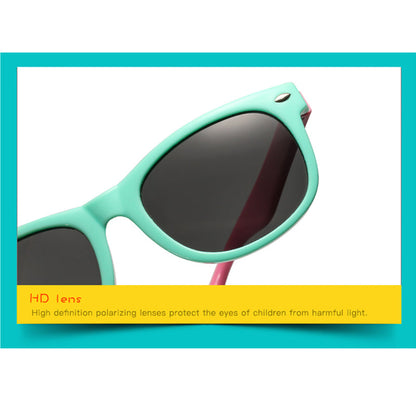 Kids Polarized Sunglasses TR90 Boys Girls Sun Glasses Silicone Safety Glasses Gift for Children Baby UV400 Eyewear
