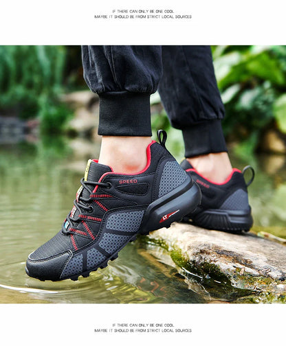 Sapatos de Caminhada Masculinos e Femininos Impermeáveis para Exteriores Tênis de Treino com Cadarço para Escalada Trekking Tênis de Montanha para Caminhada e Caça Tênis Táticos