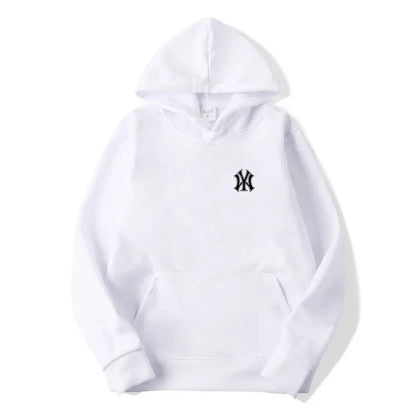 Men's and Women's Casual Fashion Trend Fleece Hooded Hoodies Spring Fall Outdoor Sweatshirt Popular Font Print Pullovers Coat