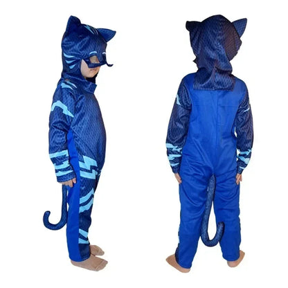 Anime Masks Owlette Catboy Connor Greg Amaya Cosplay Costumes Gekko Sutis Cloak Party Costume For Boys Performance Show