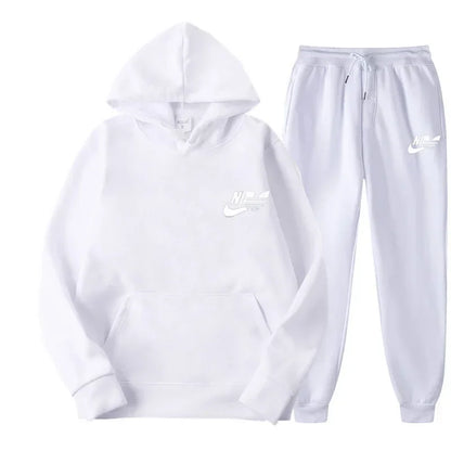 2025 Spring Autumn Men Casual Two Piece Sets Sweatshirts Men Women Street Los Fashion Printed Sports Suit