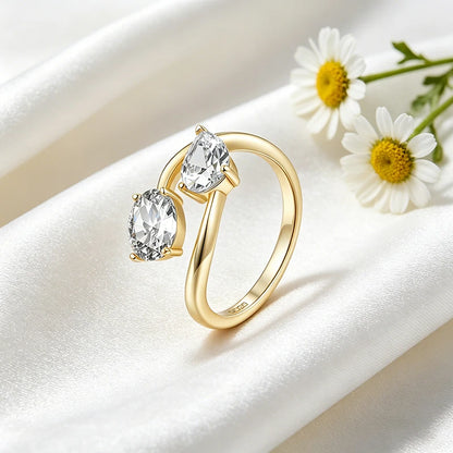 Full D Vvs1 6*8mm Moissanite Rings for Women Proposal Wedding Band 100% S925 Sterling Silver Jewelry Gifts High-quality