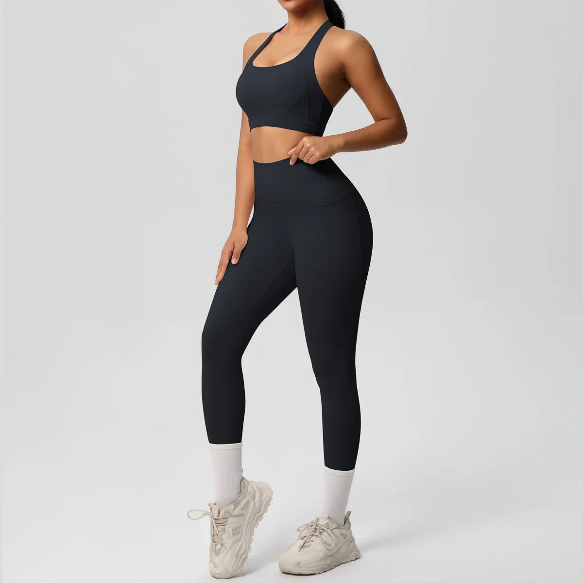 Yoga Suit Sports Set Womens Sportswear Sports women's yoga bra  Tummy Control Slimming Booty Leggings Women's tracksuit