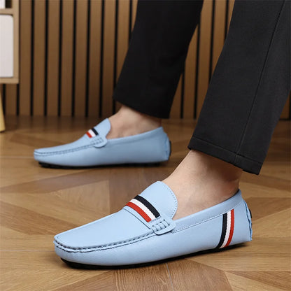 Men Shoes Slip on Loafers Mens Business Office Shoes Classic PU Leather Men's Loafer Shoes Casual Men Driving Shoes Men's Shoes