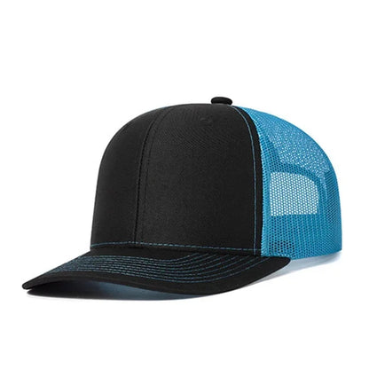 Custom embroidered logo hat Men's and women's mesh cap cotton baseball cap design DIY picture printing logo hat Summer sun hat