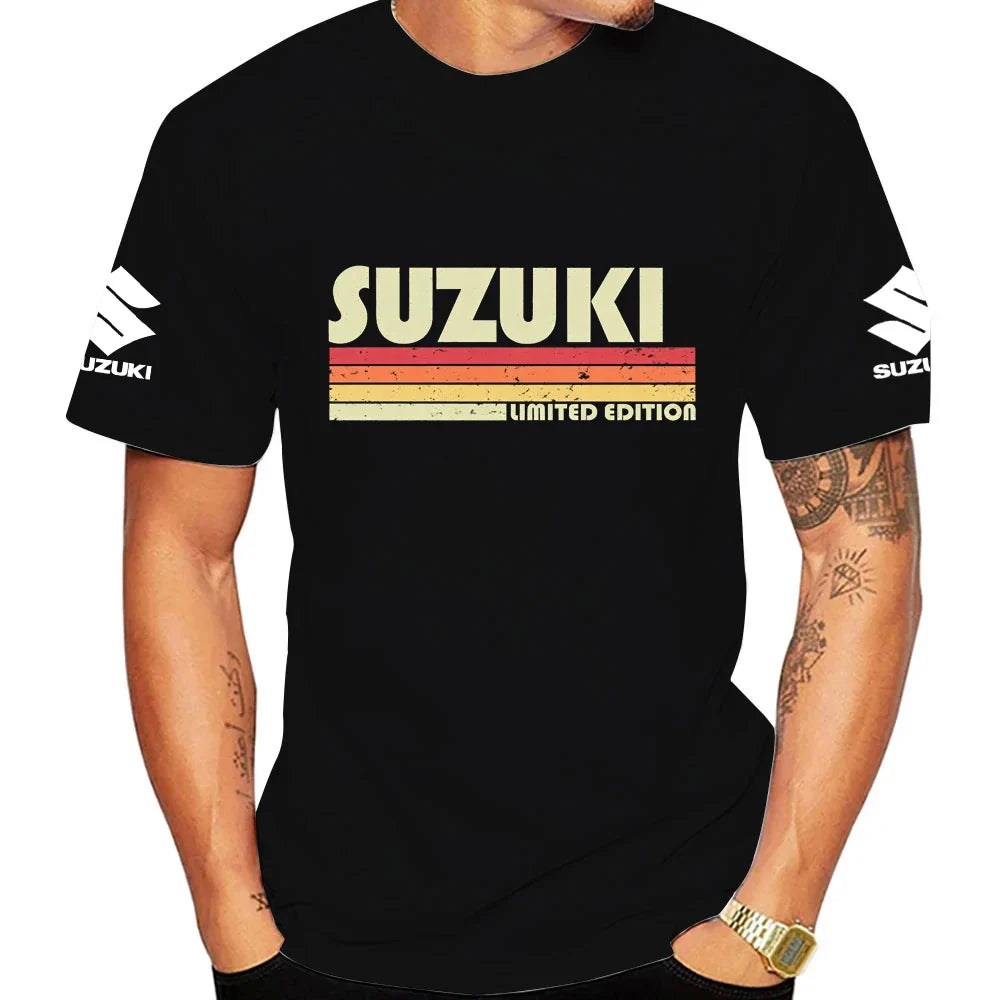 2026 Retro Summer New Fashion 100% Cotton Trendy Men T-shirt Daily Outdoor Sports Party Casual Loose Street Short Sleeve