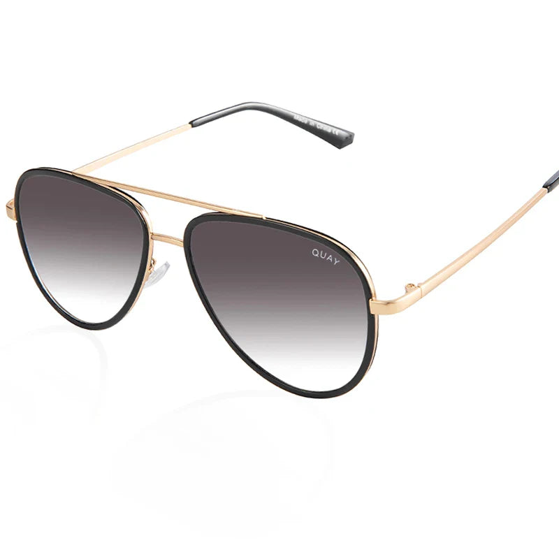 Sunglasses Women Mirror Quay Shades Brand Designer Gradient Pilot Sunglasses
